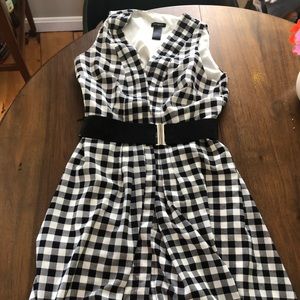 Ann Taylor | Vintage cut, plaid dress sz 0